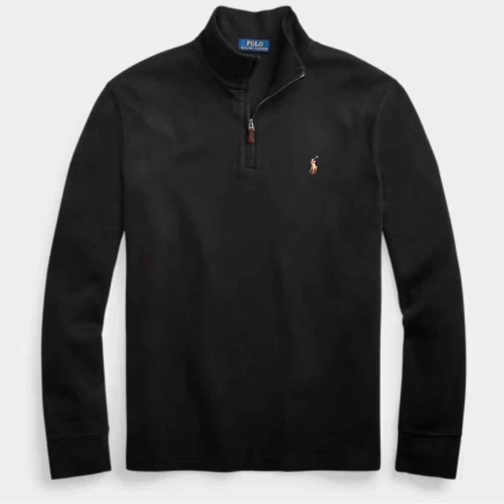 Polo Ralph Lauren Black pullover. Size Medium.